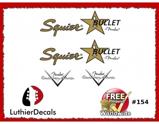 Squier Bullet Guitar Decal #154